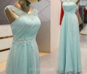 4610647 Black-Blue Lace Tulle Dress