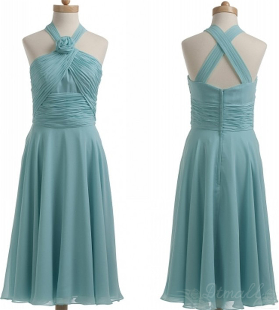 Chiffon Bridesmaid Dress Short Prom Dress Evening Dresses Spd152 on Luulla